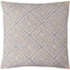 Meghan 22 X 22 inch Tan / Slate Accent Pillow