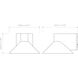 Conic 1 Light 9.33 inch Matte Black Bathroom Wall Light