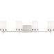 Sean Lavin Zire 4 Light 34 inch Brushed Nickel Wall Bath Fixture Wall Light