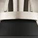 Nouveau 2 Railroad LED 8 inch Brushed Satin Nickel Semi-Flush Mount Ceiling Light in Matte Black