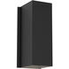 Oslo LED 10.04 inch Textured Black Exterior Wall Light