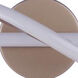 Pulse LED 30 inch Champagne Brass Vanity Light Wall Light