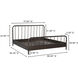 Vivian Brown Bed, King