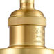 Franklin Restoration Chatham 1 Light 6 inch Satin Gold Sconce Wall Light in Mercury Glass, Franklin Restoration