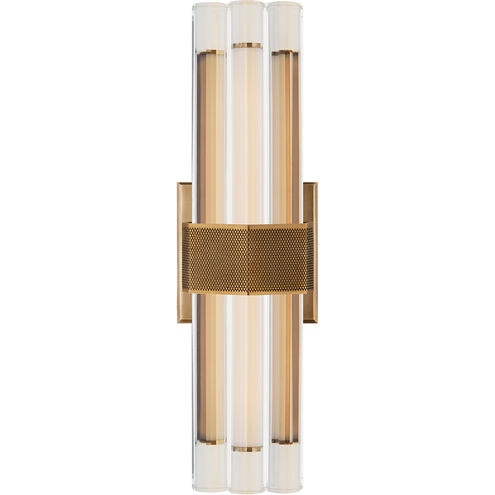 Lauren Rottet Fascio LED 4.5 inch Hand-Rubbed Antique Brass Sconce Wall Light