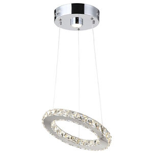 Blair 2 Light 12.25 inch Chrome Ring Pendant Ceiling Light