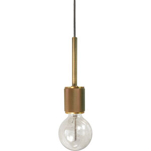 Roswell 1 Light 2 inch Aged Brass Pendant Ceiling Light