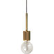 Roswell 1 Light 2 inch Aged Brass Pendant Ceiling Light