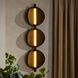 Luna 3 Light 8 inch Bronze and Matte Black ADA Sconce Wall Light
