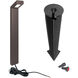 Slope 12 2.9 watt Bronze Path and Area Light in 3000K Warm White LED, WAC Landscape