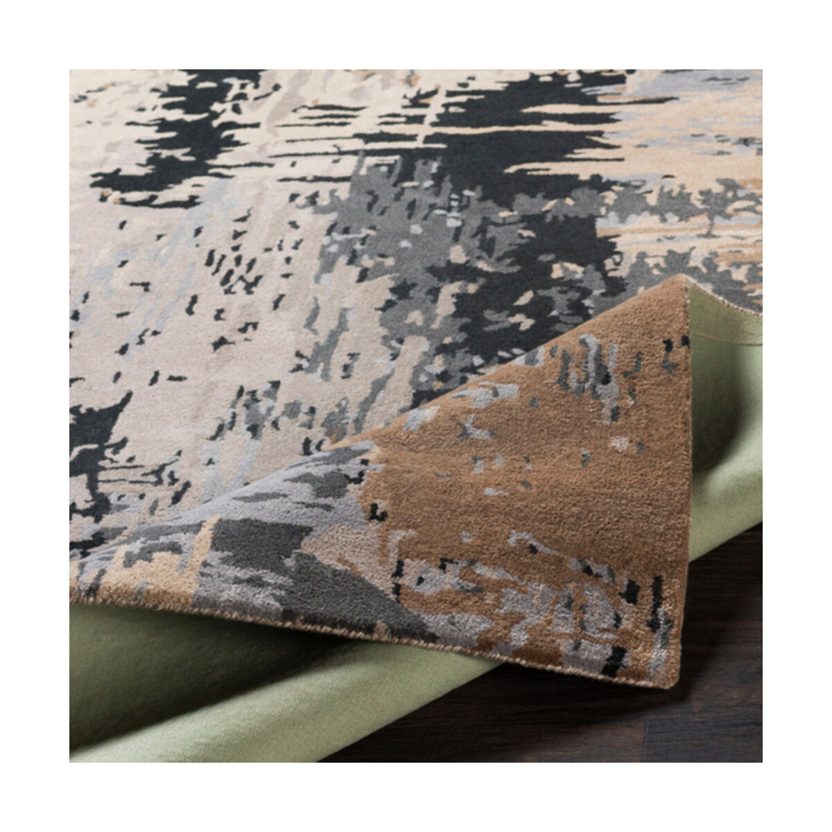 Banshee 63 X 39 inch Light Brown Rug in 3 x 5, Rectangle