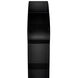 Triumph Matte Black Bookcase