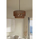 Beaudelle 5 Light 30 inch Dark Bronze Pendant Ceiling Light