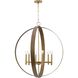 Allegheny 6 Light 32 inch Soft Gold Chandelier Ceiling Light, Design Series