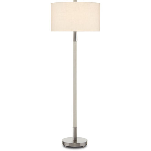 Bravo 66.25 inch 150 watt Gray Salt/Pewter Floor Lamp Portable Light
