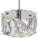 Milan LED 4 inch Chrome Down Mini Pendant Ceiling Light