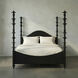 Ferret Hand Rubbed Black Bed, California King