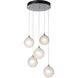 Fritz 5 Light 15.4 inch Sterling Pendant Ceiling Light