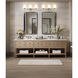 Henri 3 Light 24 inch Brushed Nickel Bathroom Vanity Wall Light