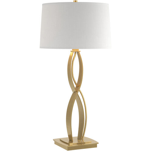 Almost Infinity 31 inch 150 watt Modern Brass Table Lamp Portable Light in Natural Anna, Tall