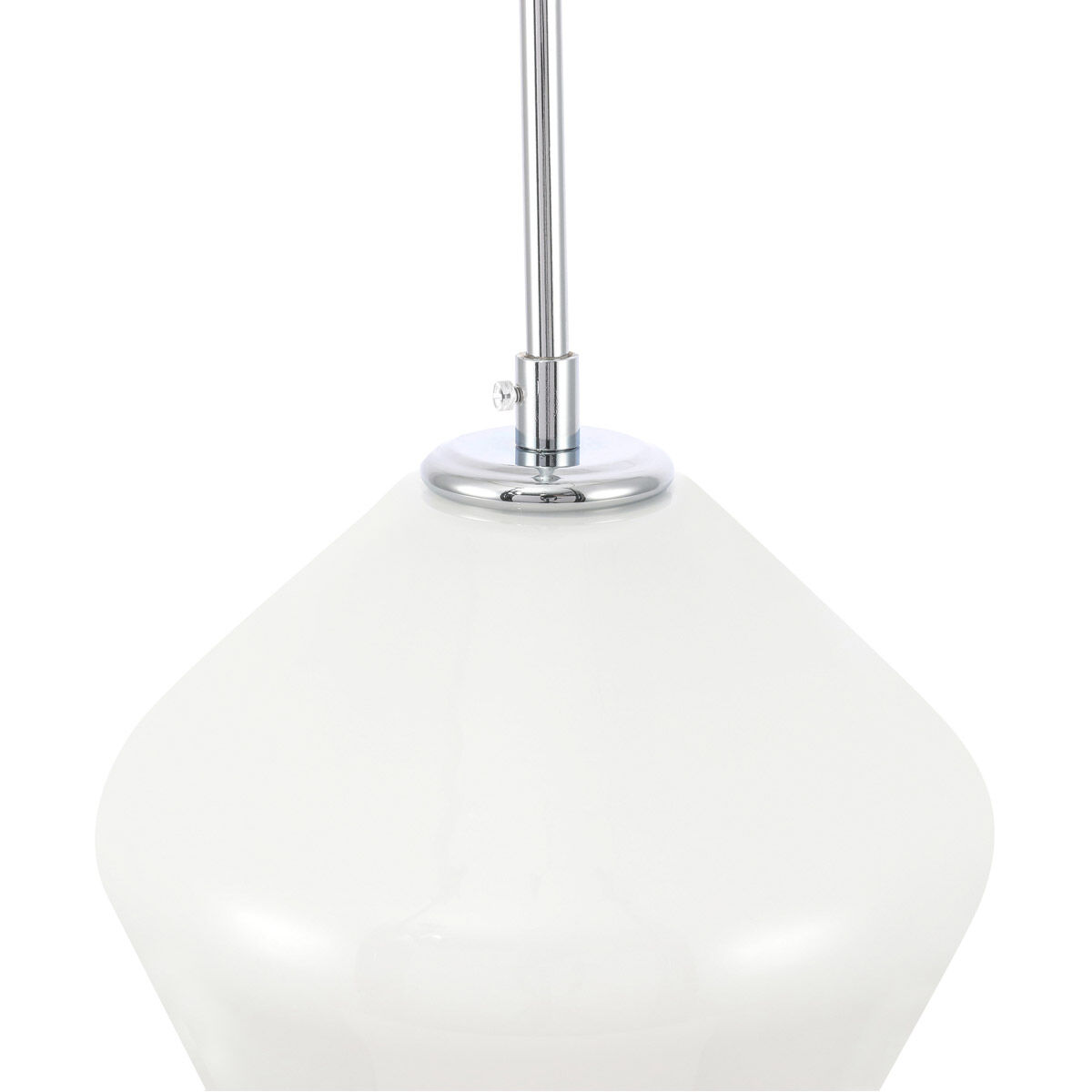 Gene 1 Light 7.9 inch Chrome Pendant Ceiling Light