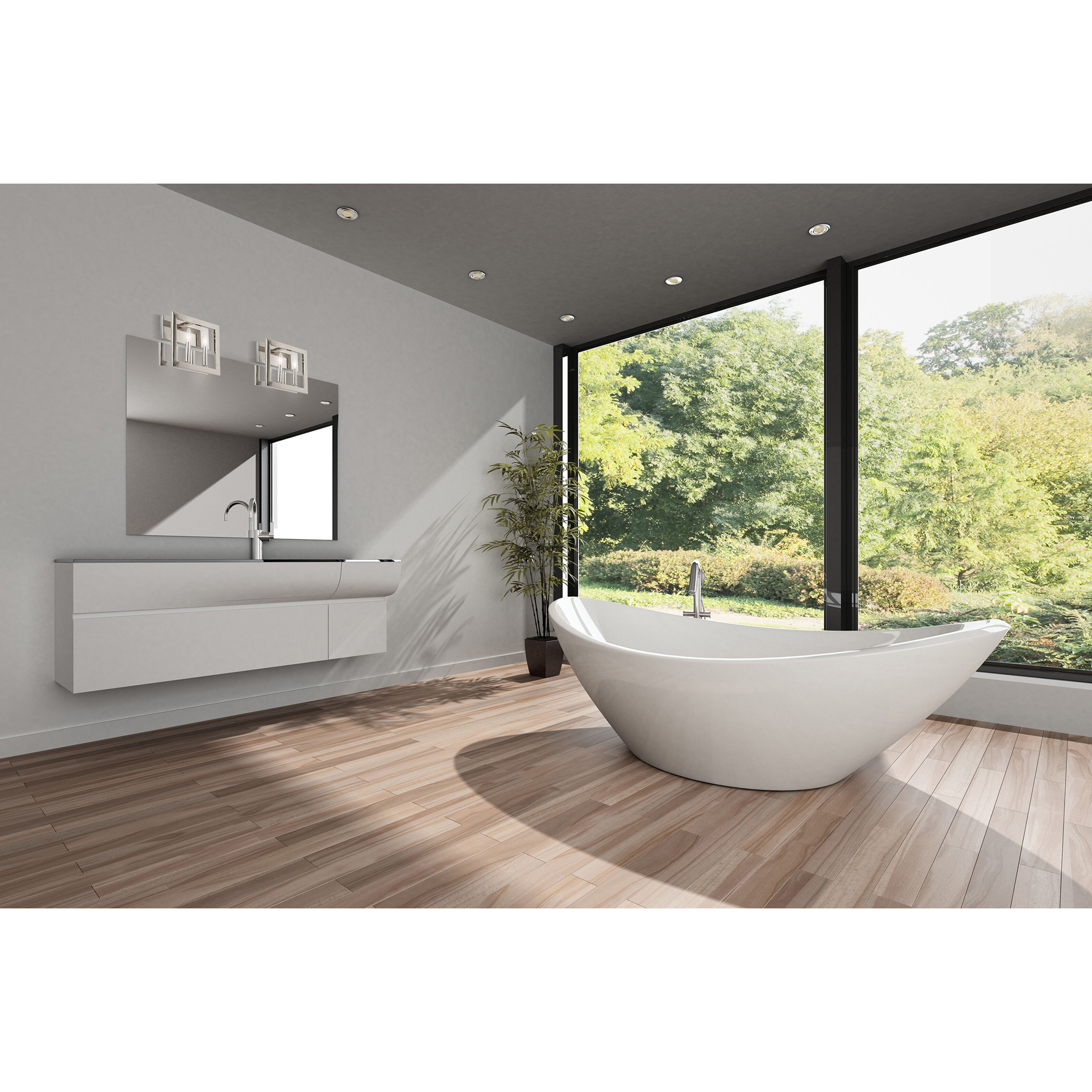 Jordan 2 Light 13.25 inch Satin Nickel Bath Vanity Wall Light