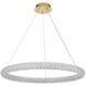 Bowen 1 Light 32 inch Satin Gold Chandelier Ceiling Light