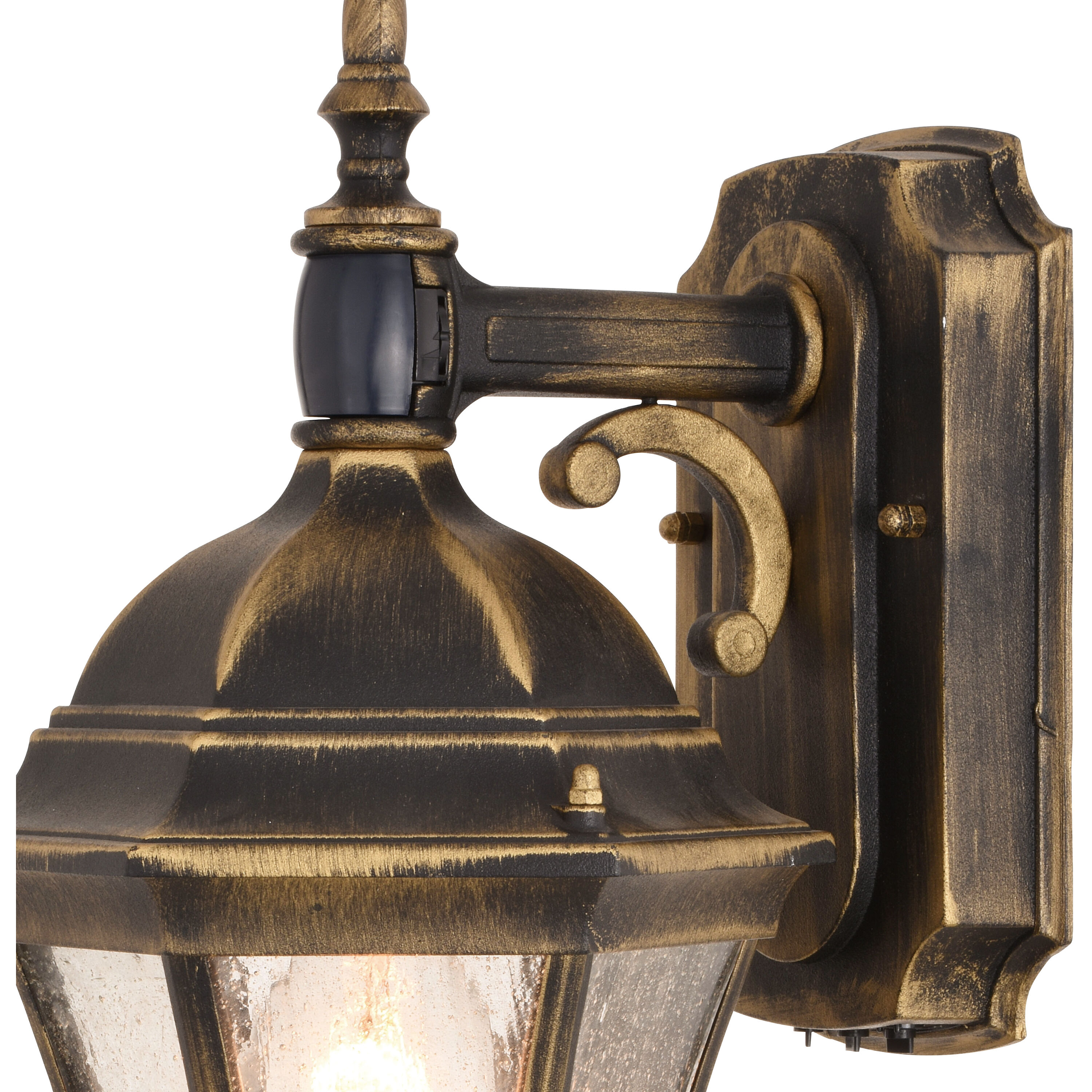 Newark Weathered Bronze Outdoor Motion Sensor