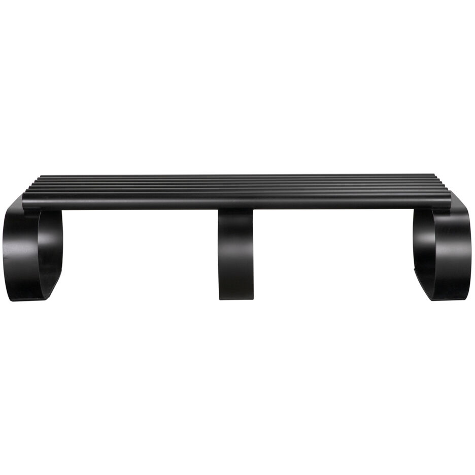 Satish Matte Black Bench
