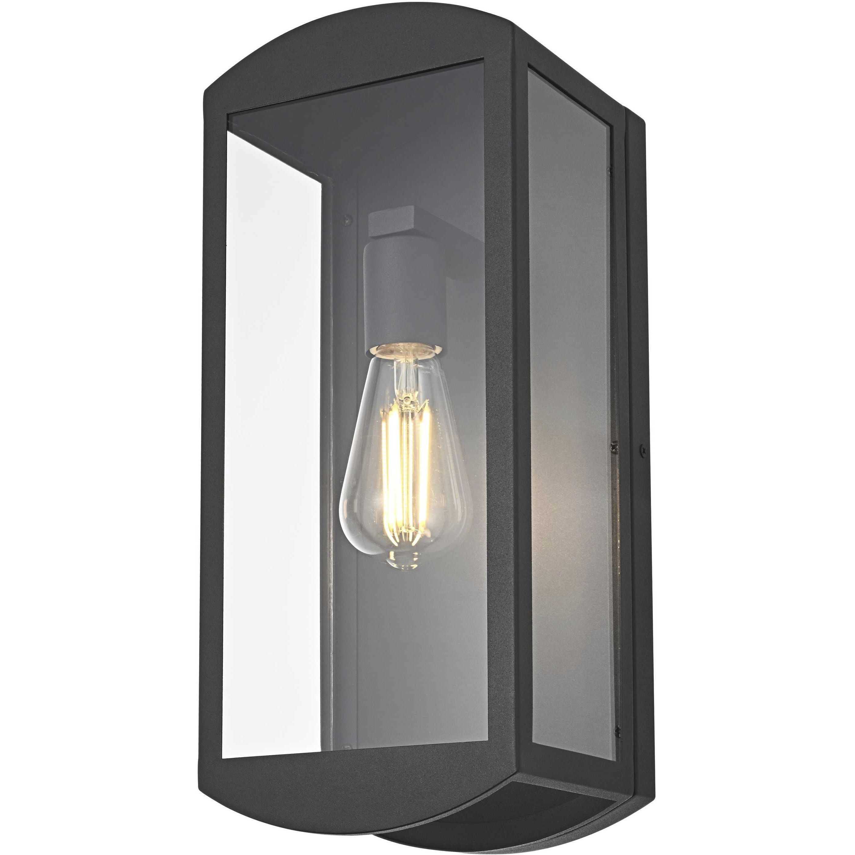 Miles 1 Light 16 inch Black Outdoor Wall Sconce