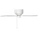 Linden 52 Hugger 52 inch Matte White Ceiling Fan
