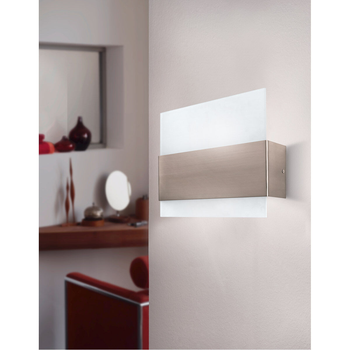 Nikita 1 Light 14 inch Matte Nickel ADA Wall Light
