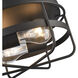 Gael 2 Light 10 inch Matte Black Flush Mount Ceiling Light