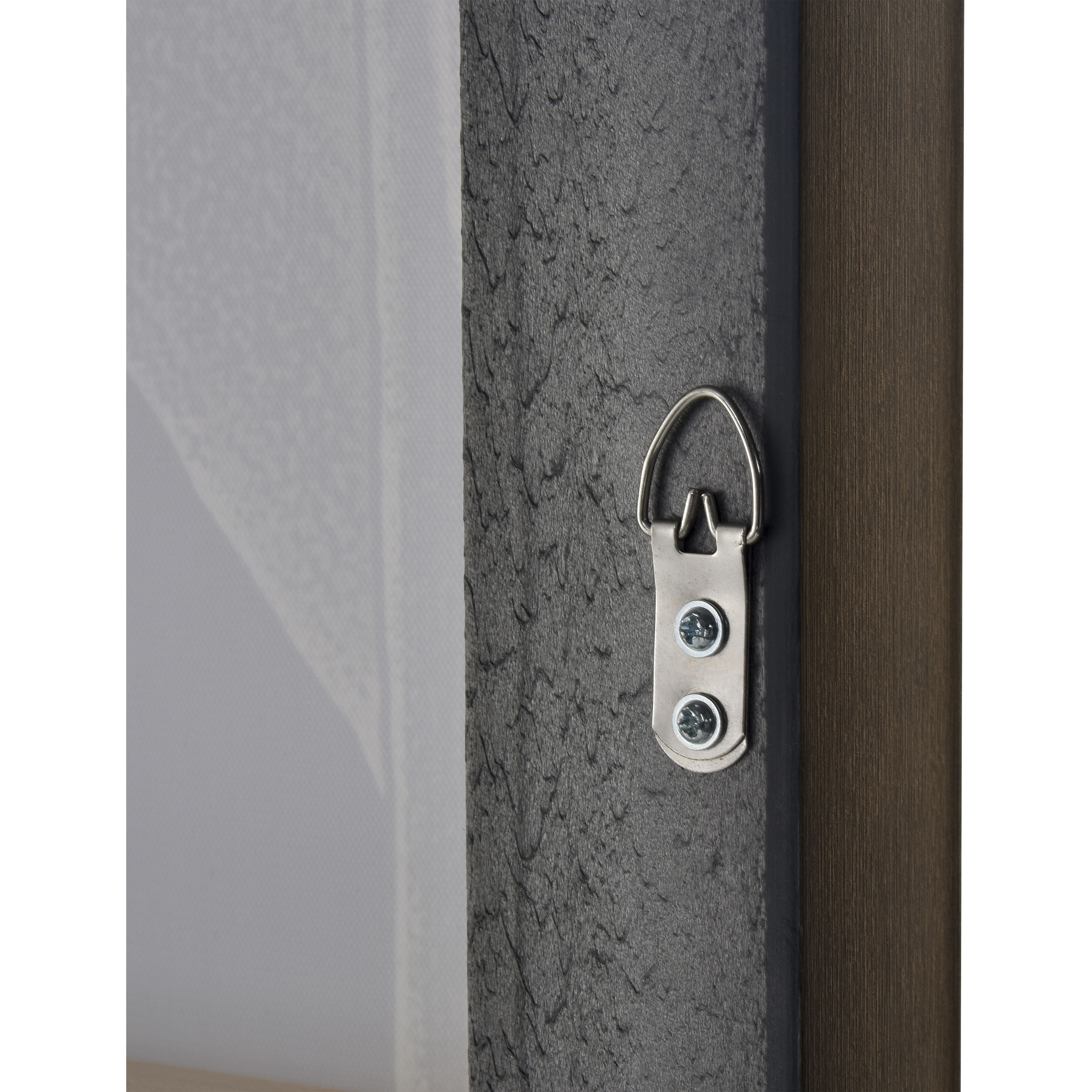 Lush I Green with Black and Wood Tone Framed Wall Art