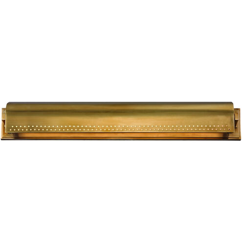 Garfield 18 watt 26.5 inch Aged Brass Picture Light Wall Light, Large