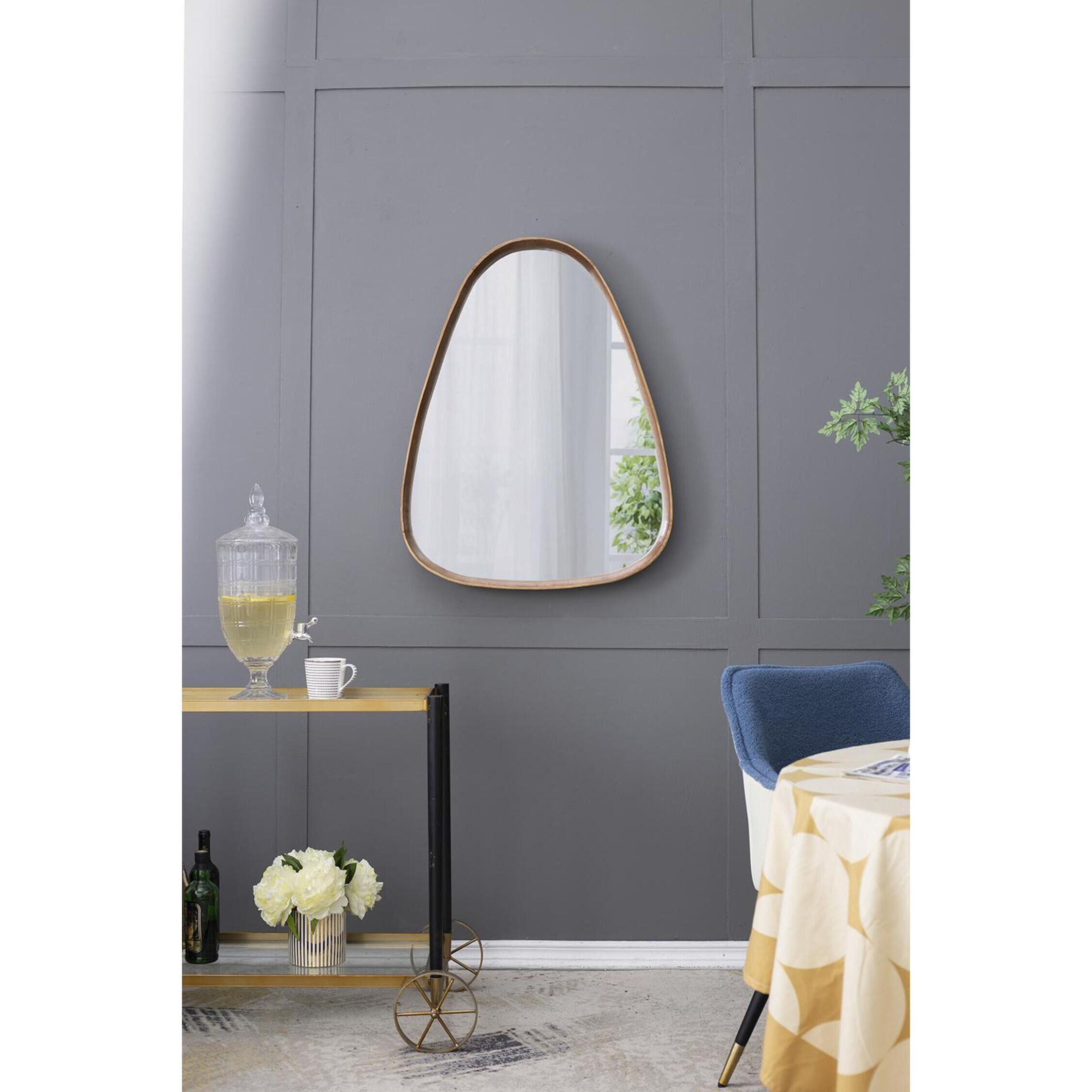 Wayne 36.8 X 28.1 inch Brown Wall Mirror