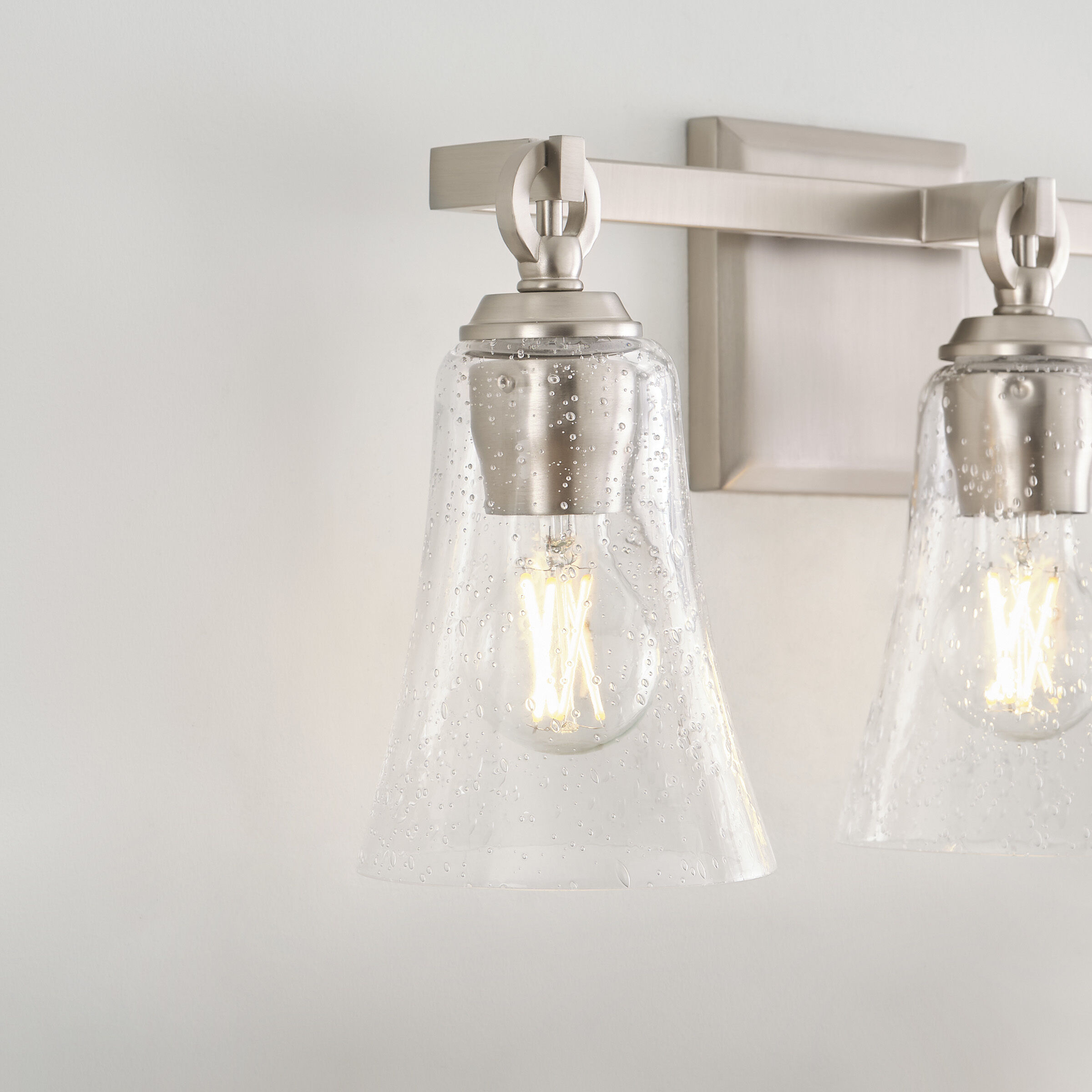 Sean Lavin Monterro 3 Light 21.75 inch Satin Nickel Vanity Light Wall Light