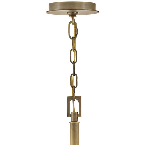 Fenwick 6 Light 28 inch Heritage Brass Chandelier Ceiling Light