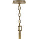 Fenwick 6 Light 28 inch Heritage Brass Chandelier Ceiling Light