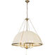 Alora Mood Crosby 4 Light 33 inch Brushed Gold Chandelier Ceiling Light
