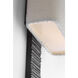 Anne-Marie Barton Fumar Tail Sconce Wall Light in Ridged Carbon