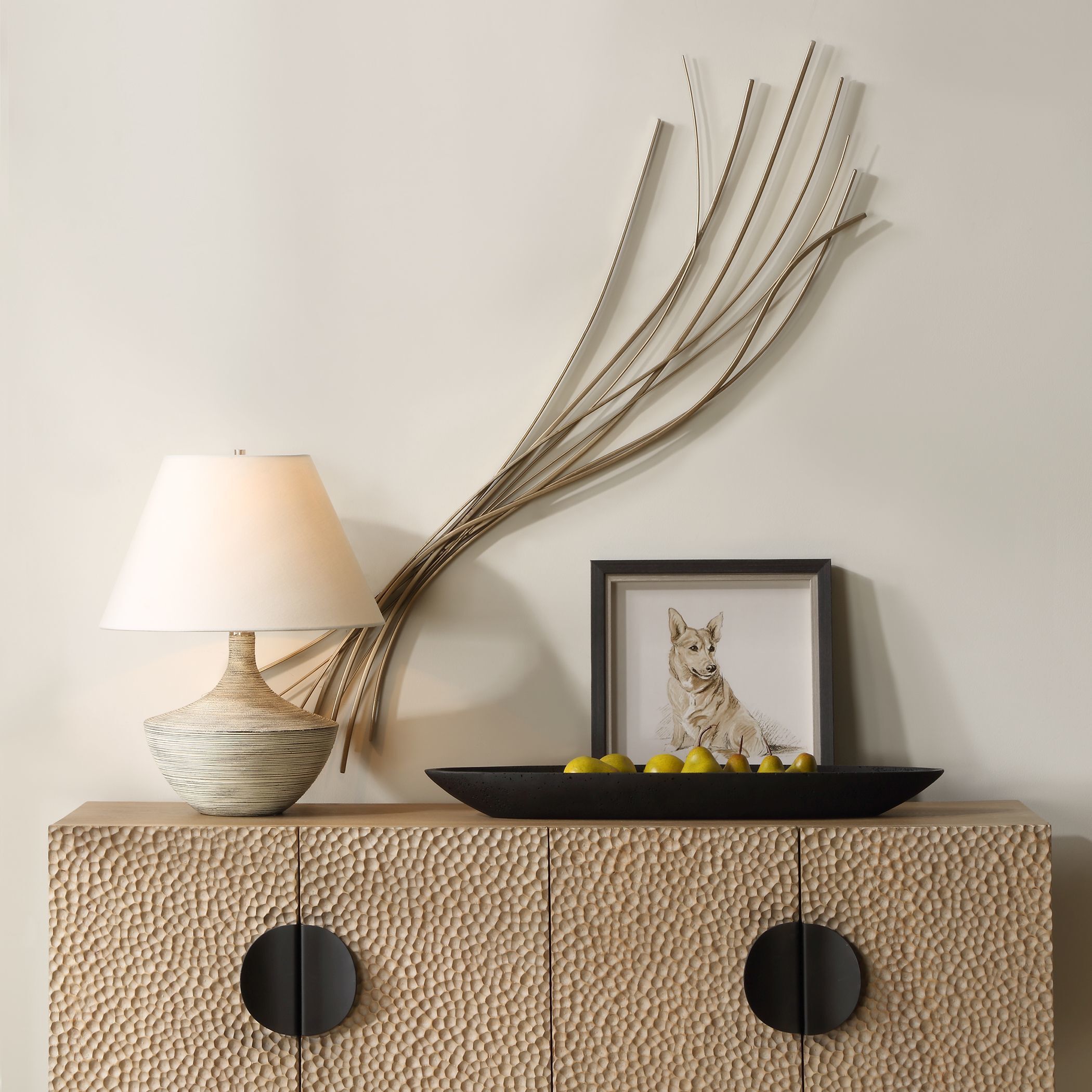 Frequencies 52.75 X 12.25 inch Metal Wall Decor