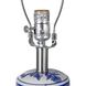 Anita 25 inch 40.00 watt Blue/White Table Lamp Portable Light