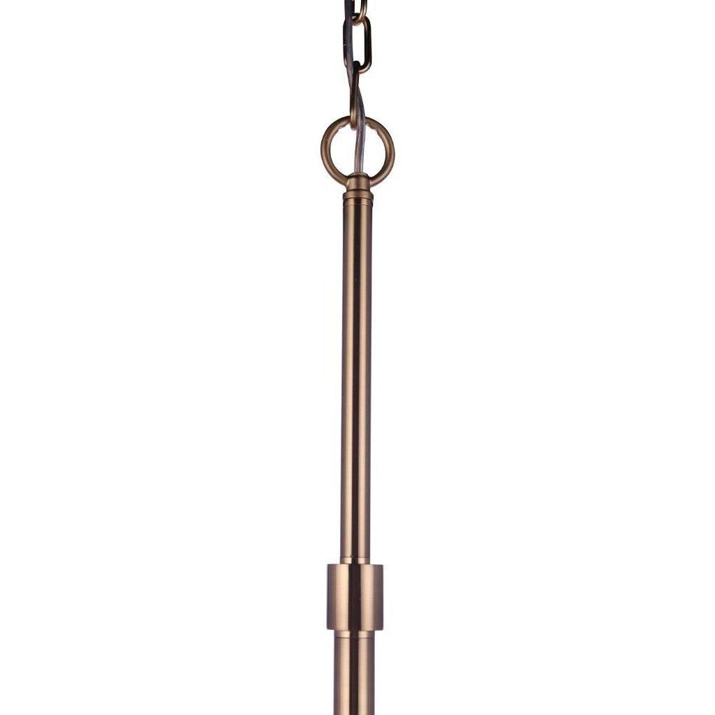 Mesh 4 Light 28 inch Satin Brass Pendant Ceiling Light