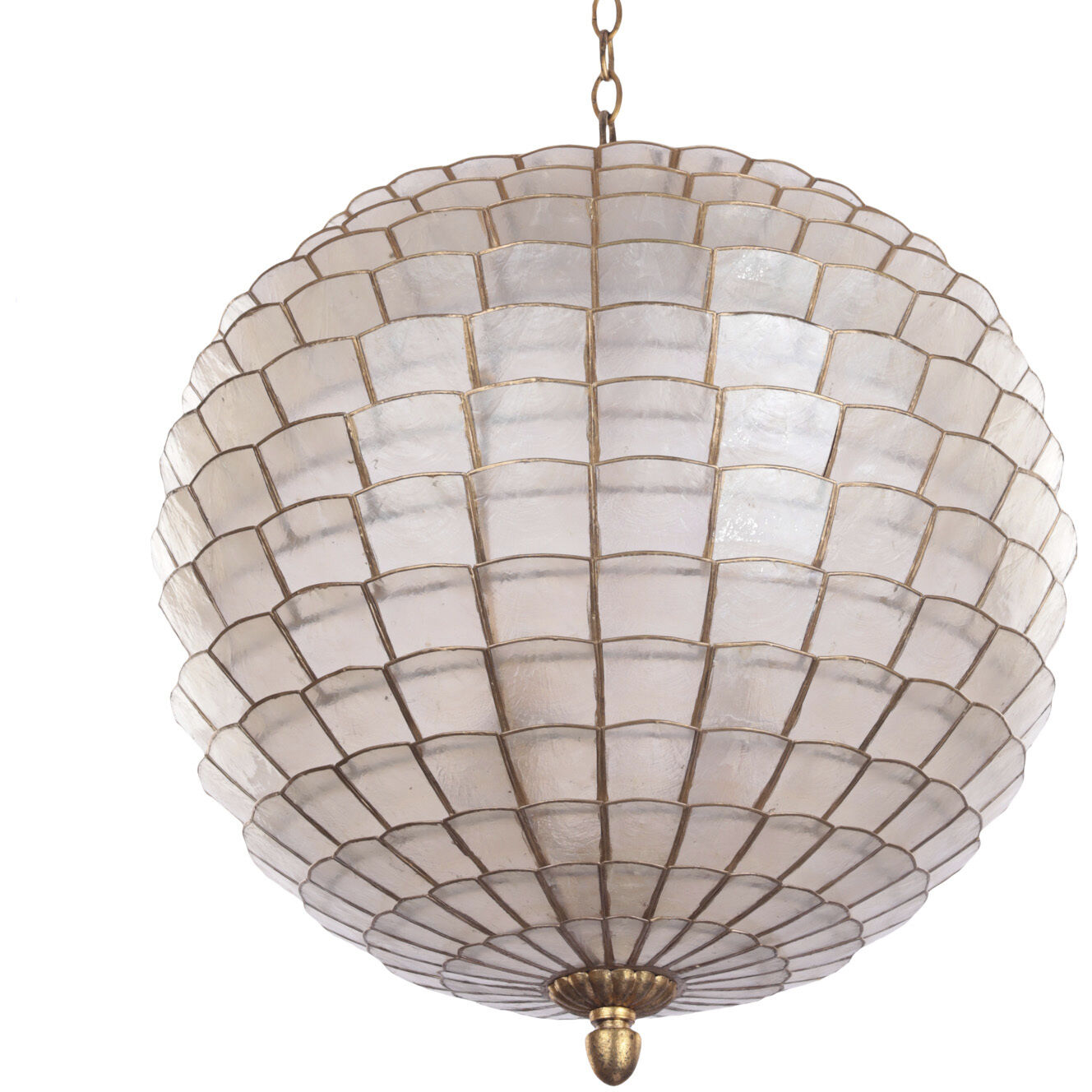 Samal 4 Light 21 inch Oxidized Gold Leaf Pendant Chandelier Ceiling Light