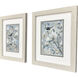 Spring Song Blue and Beige and Brown Framed Art, Propac