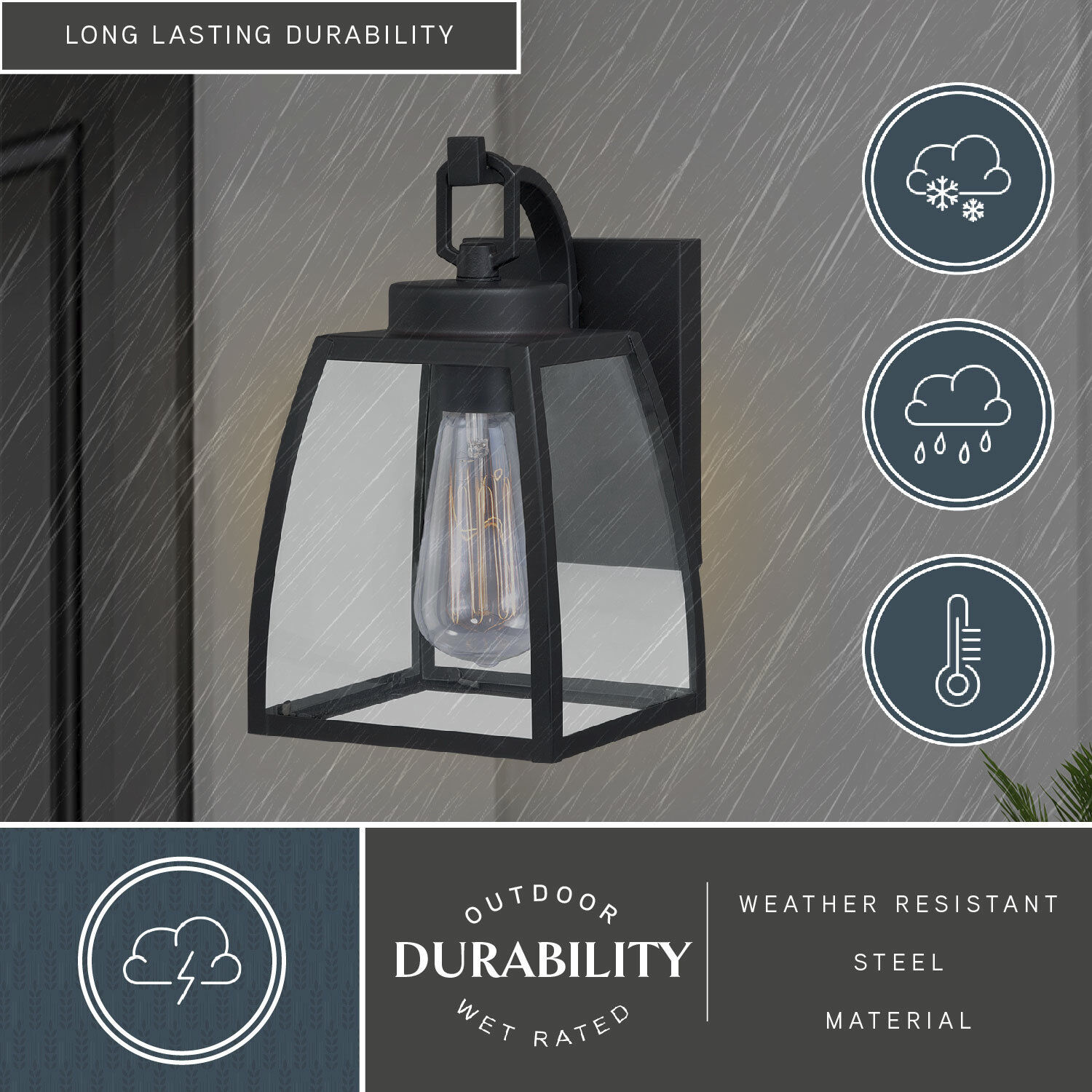 Granville LED 10.5 inch Oil Burnished Bronze Outdoor Wall