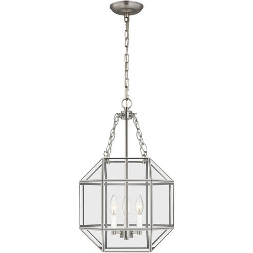 Suzanne Kasler Morrison 3 Light 13.5 inch Brushed Nickel Pendant Ceiling Light