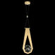 Aria 2 Light 10.25 inch Gold Pendant Ceiling Light