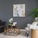 Gizem Gold/Gray/Blue Wall Art